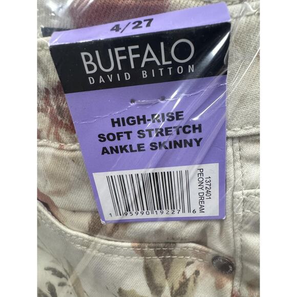 NWT Buffalo David Bitton Women’s High-Rise Soft Stretch Ankle Skinny Jeans 139 - Picture 3 of 4